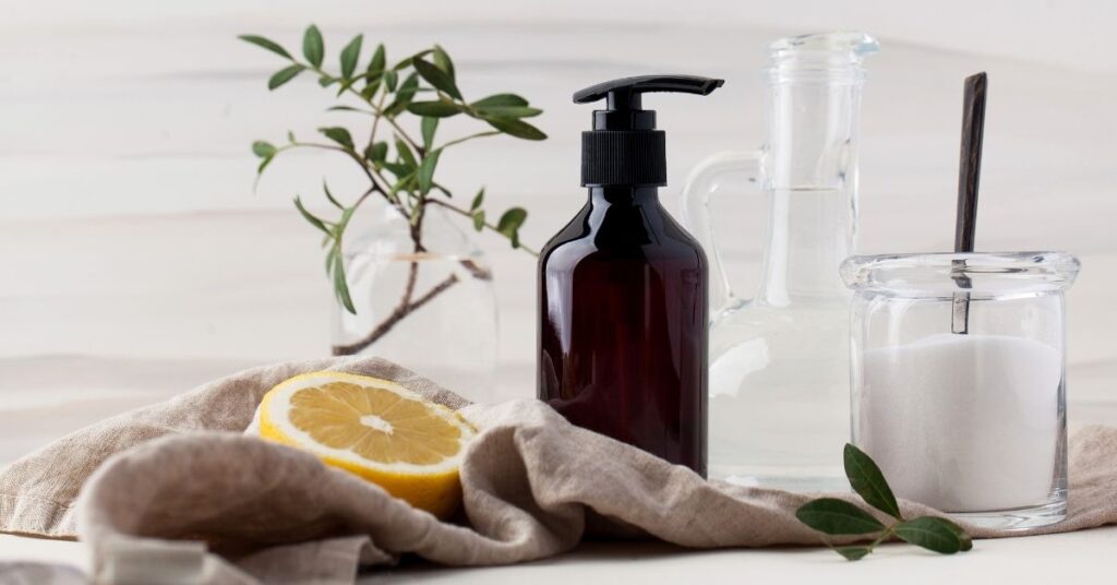 natural cleaning products, sustainable living hacks